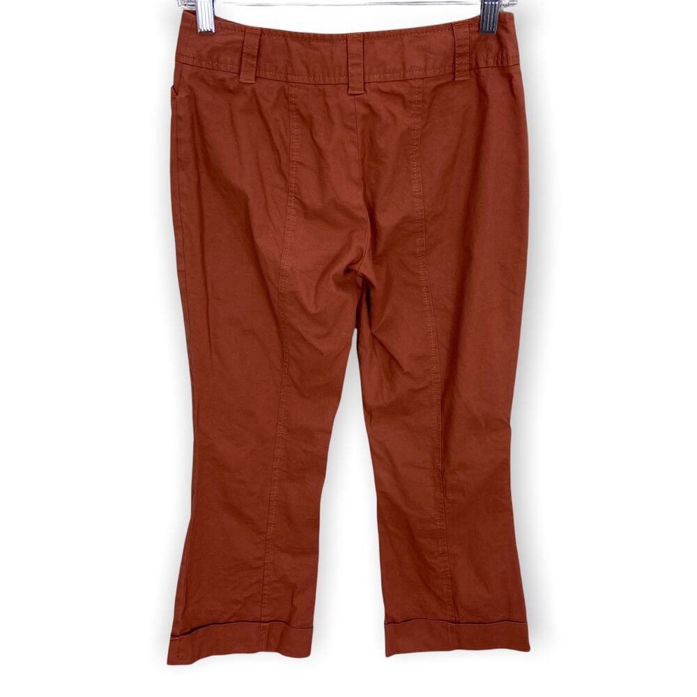 Dolce & Gabbana Casual Pants Size 26 US 40 IT Rust Orange‎ Cropped Straight - Picture 2 of 12
